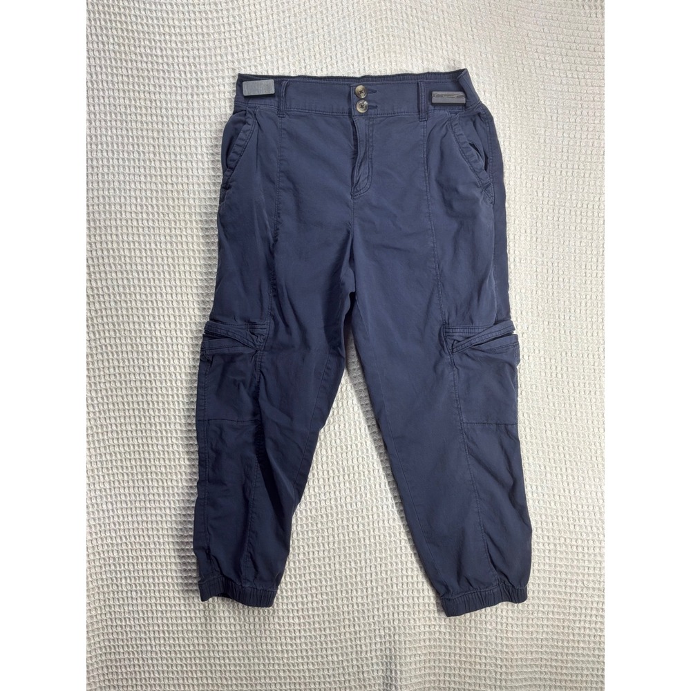 Gorpcore Womens Sonoma Goods For Life Cargo Jogger Pants 6 Navy Blue